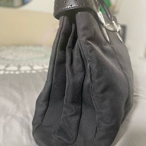 Vintage Gucci tote bag black in color.